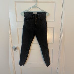 The Authentic Stretch High-Rise Skinny Button Fly